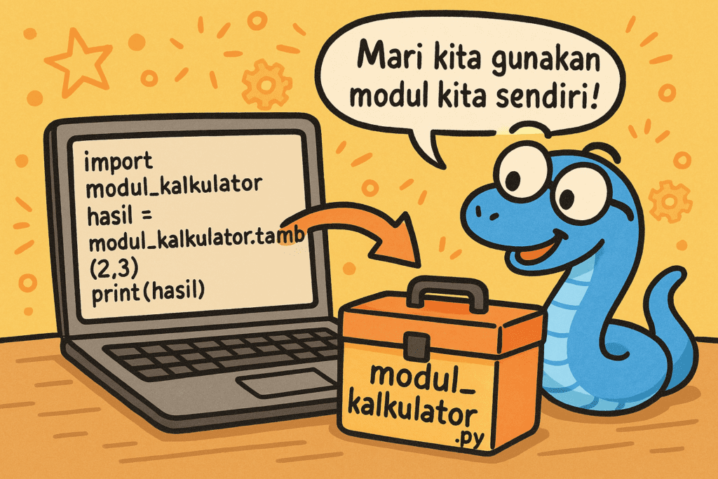 Membuat dan Menggunakan Modul Sendiri - Python Buat Semua