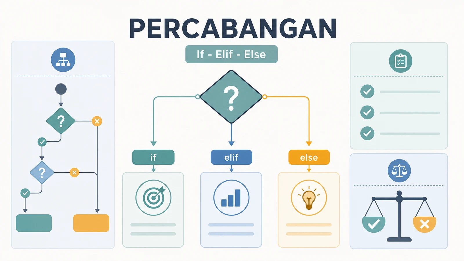 Python Dasar: Percabangan - Python Buat Semua