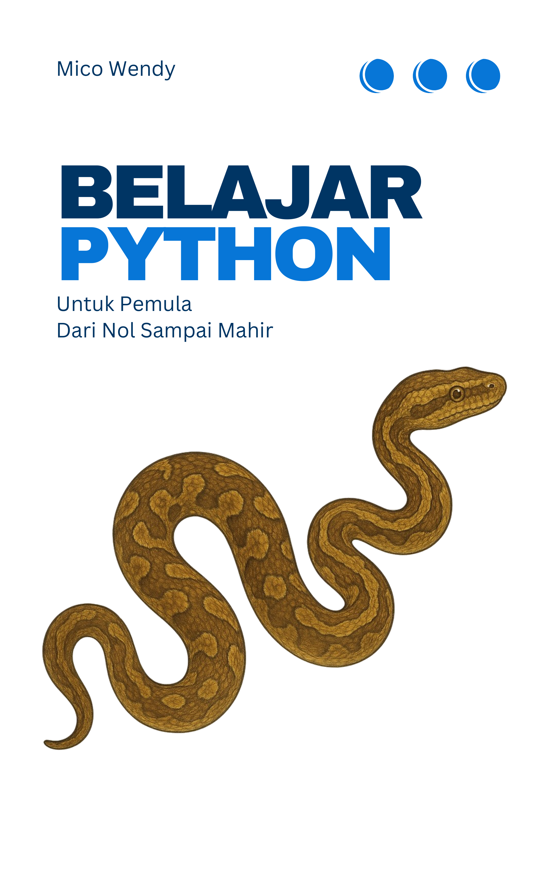 Cover buku Belajar Python untuk Pemula